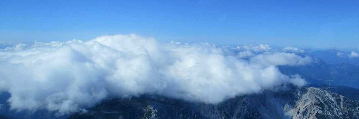 Flugwegposition um 09:20:20: Aufgenommen in der Nähe von Gemeinde Puchberg am Schneeberg, Österreich in 2427 Meter
